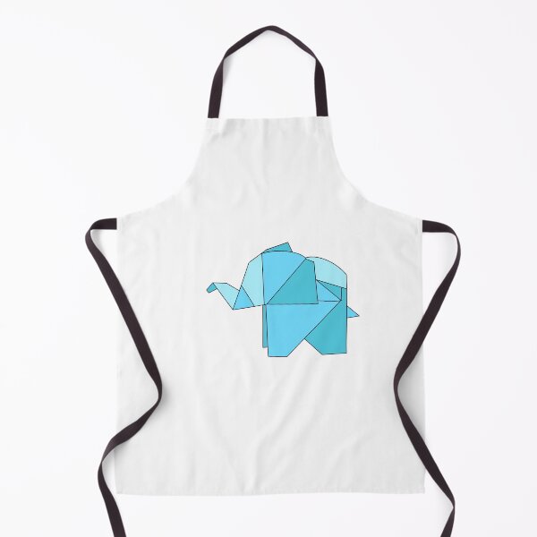 Item preview, Blue origami elephant designed and sold by CalliesArt.