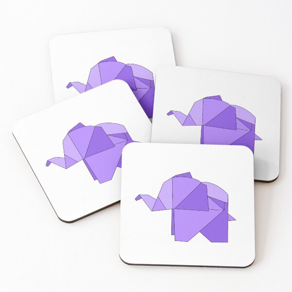 Item preview, Purple origami elephant  designed and sold by CalliesArt.