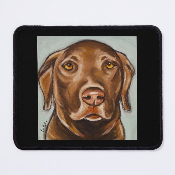 Item preview, Chocolate Lab Art, Cute Chocolate Labrador Retriever Art   designed and sold by MayCrew1.