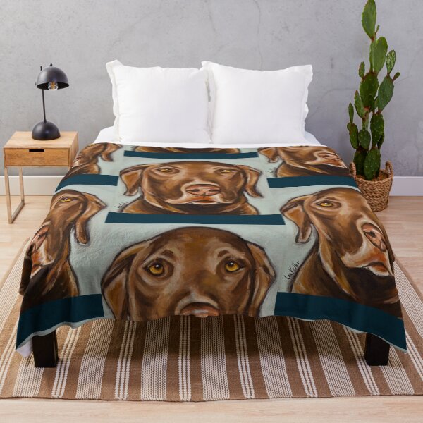 Item preview, Chocolate Lab Art, Cute Chocolate Labrador Retriever Art   designed and sold by MayCrew1.