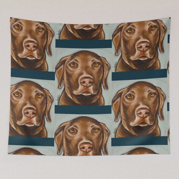 Item preview, Chocolate Lab Art, Cute Chocolate Labrador Retriever Art   designed and sold by MayCrew1.