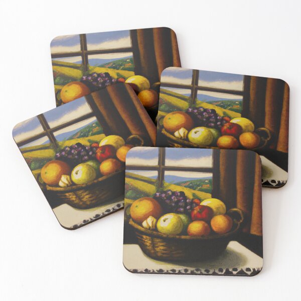 Item preview, Fruit Basket Still Life Painting designed and sold by Naim Halawi.