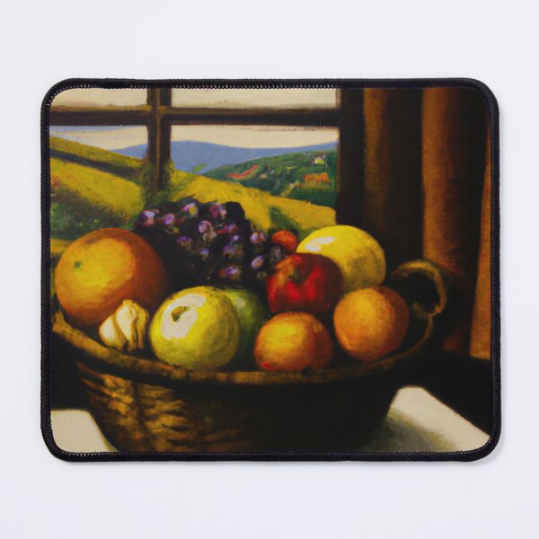 Item preview, Fruit Basket Still Life Painting designed and sold by Naim Halawi.