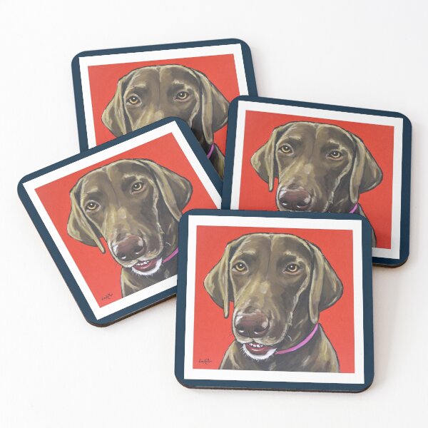 Item preview, Chocolate Lab Painting, Cute Lab Art Chiffon Top   designed and sold by MayCrew1.