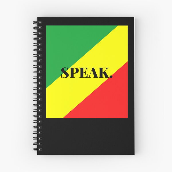 Item preview, Inspirational words: SPEAK (African flag) designed and sold by AfricanProverbs.
