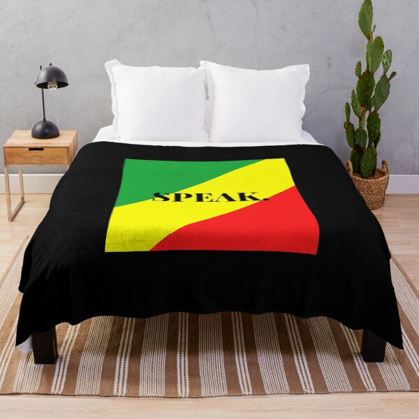 Item preview, Inspirational words: SPEAK (African flag) designed and sold by AfricanProverbs.