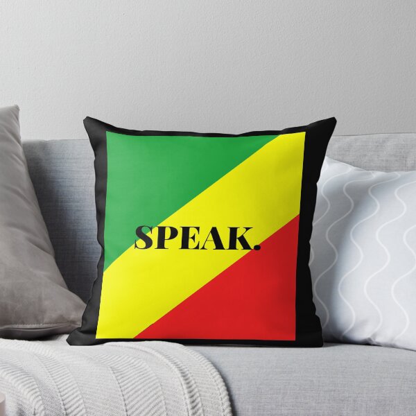 Item preview, Inspirational words: SPEAK (African flag) designed and sold by AfricanProverbs.