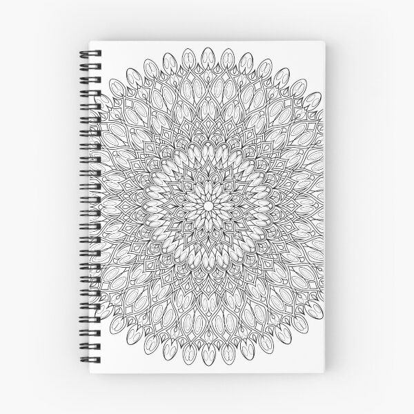Item preview, Mandala Inspired Design in Black & White #14 designed and sold by ZenDrawings.