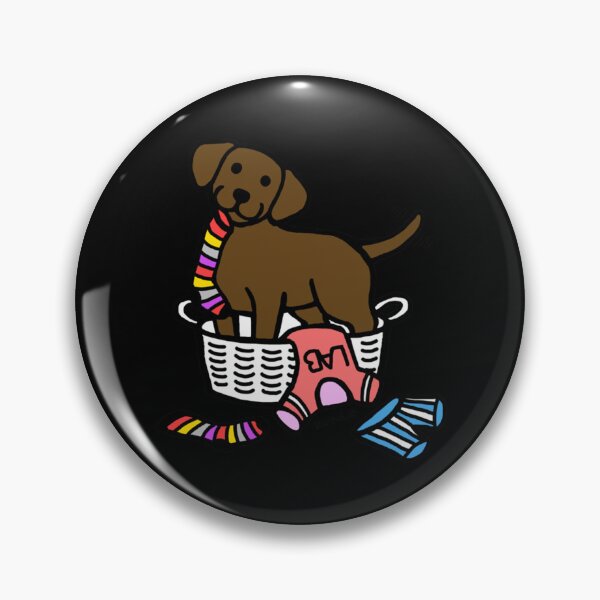 Item preview, Chocolate Labrador Laundry Basket   designed and sold by MayCrew1.