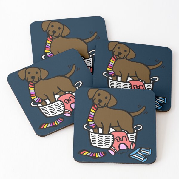 Item preview, Chocolate Labrador Laundry Basket   designed and sold by MayCrew1.