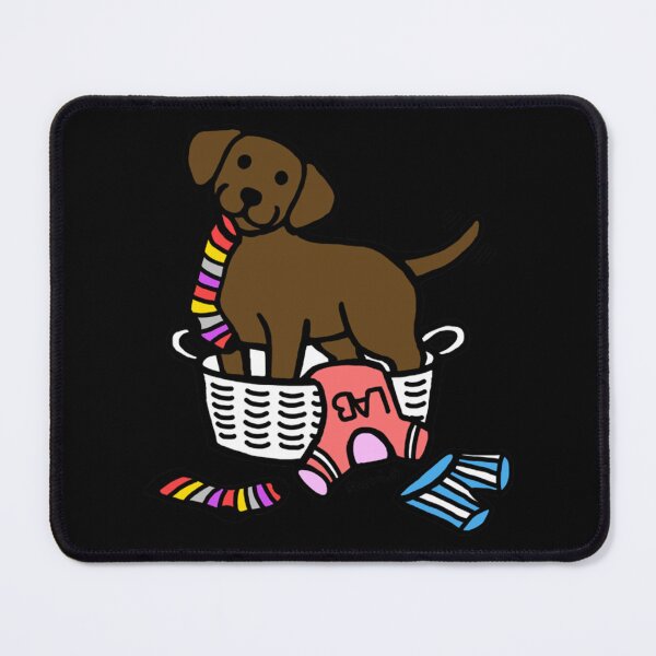 Item preview, Chocolate Labrador Laundry Basket   designed and sold by MayCrew1.