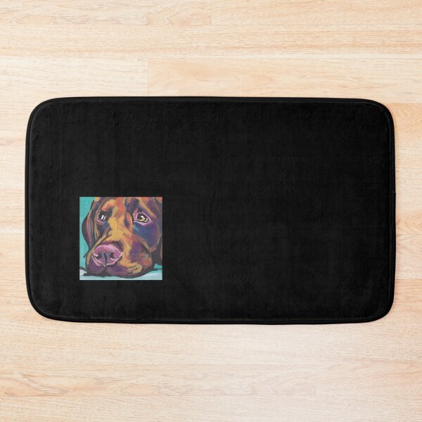 Item preview, Chocolate Labrador Retriever Dog Bright colorful pop dog art   designed and sold by MayCrew1.