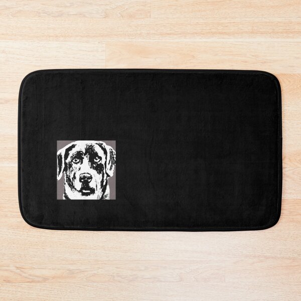 Item preview, English Chocolate Lab Black and White      designed and sold by MayCrew1.