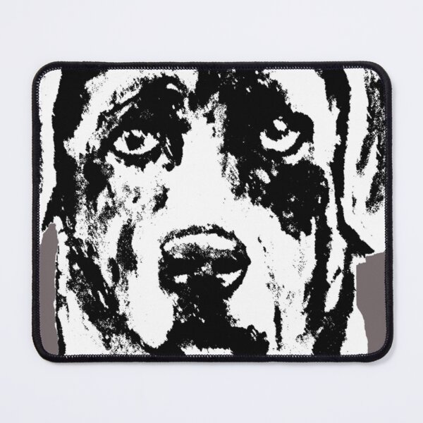 Item preview, English Chocolate Lab Black and White      designed and sold by MayCrew1.