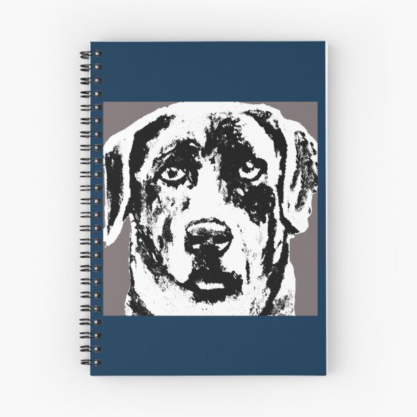 Item preview, English Chocolate Lab Black and White      designed and sold by MayCrew1.