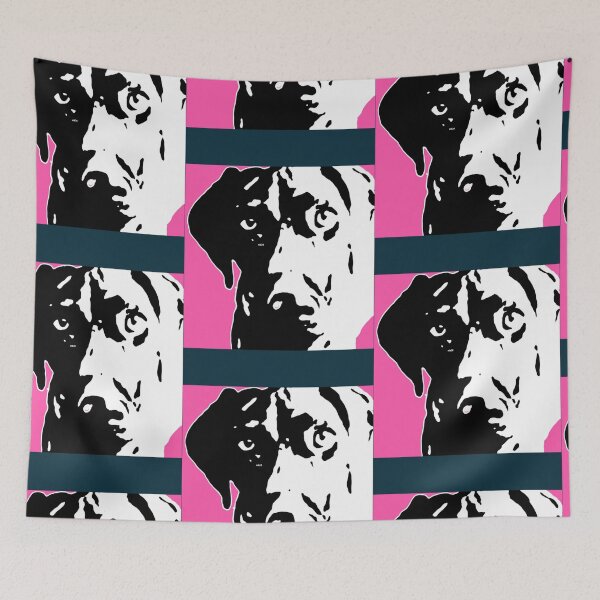 Item preview, English Chocolate Lab Black and White    designed and sold by MayCrew1.