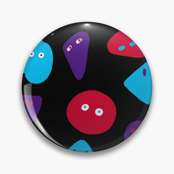 Item preview, blob creatures (dark) designed and sold by copper doodles.