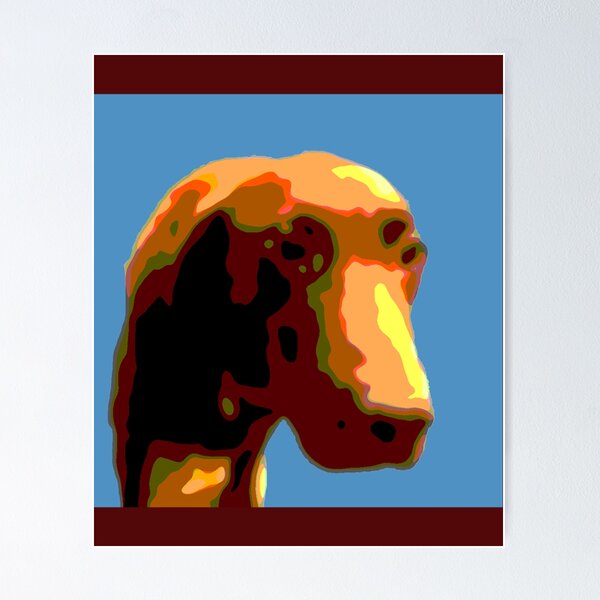 Item preview, English Chocolate Lab Blue                designed and sold by MayCrew1.