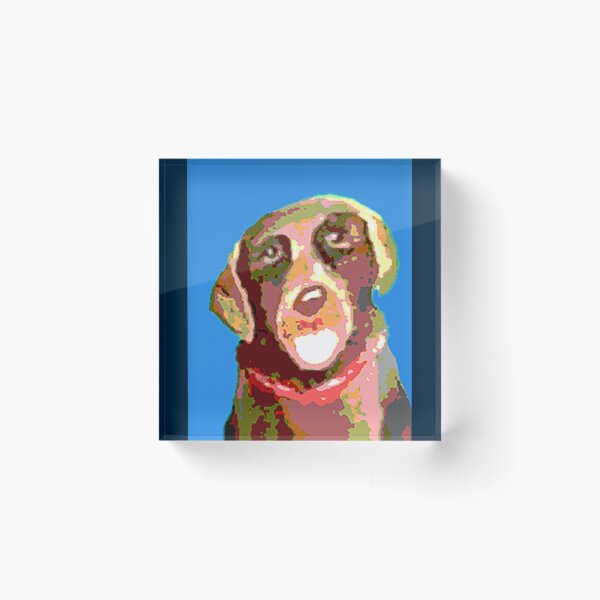 Item preview, English Chocolate Lab Blue          designed and sold by MayCrew1.