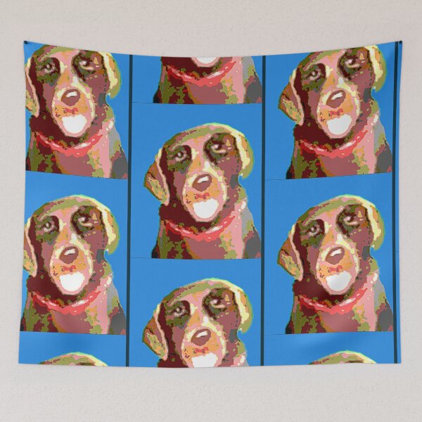 Item preview, English Chocolate Lab Blue          designed and sold by MayCrew1.