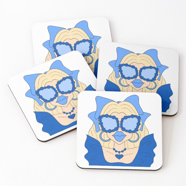 Item preview, Blonde blue funky girl designed and sold by Anna Buse.