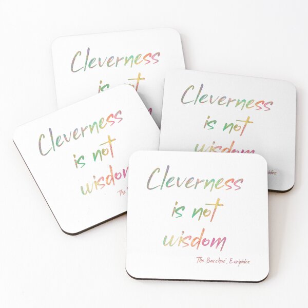 Item preview, Cleverness is Not Wisdom designed and sold by wonderweird.