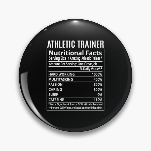 Item preview, Athletic Trainer Nutritional Facts, Athletic Trainer Nutrition Facts.  designed and sold by AAMDesigns.