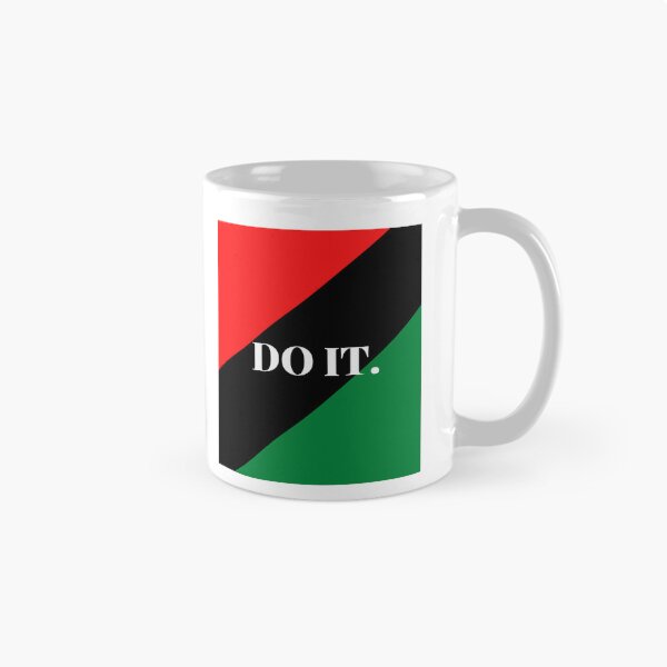 Item preview, Inspirational words: DO IT (Pan-African flag) designed and sold by AfricanProverbs.