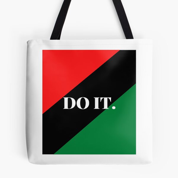 Item preview, Inspirational words: DO IT (Pan-African flag) designed and sold by AfricanProverbs.