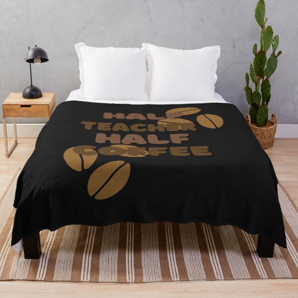 Item preview, Half Teacher Half Coffee Funny Coffee Education Quote designed and sold by marvacousins246.