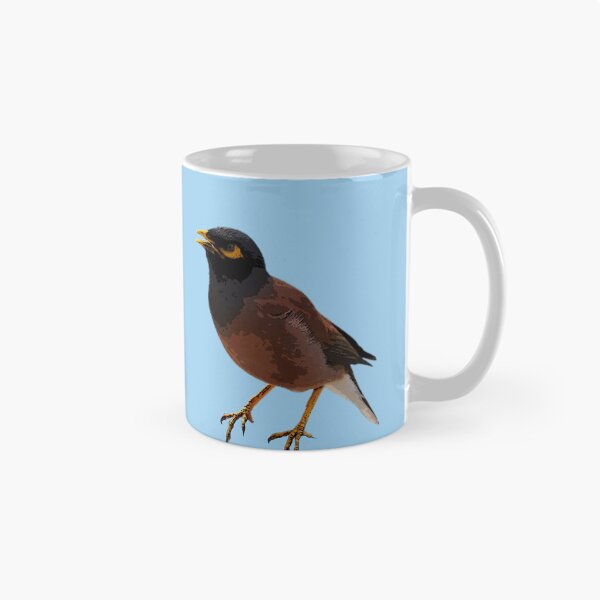 Item preview, A Common Myna Color Design Painting Print designed and sold by designsasstultd.