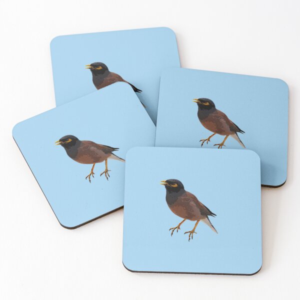 Item preview, A Common Myna Color Design Painting Print designed and sold by designsasstultd.