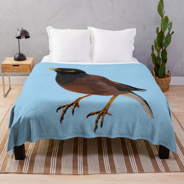 Item preview, A Common Myna Color Design Painting Print designed and sold by designsasstultd.