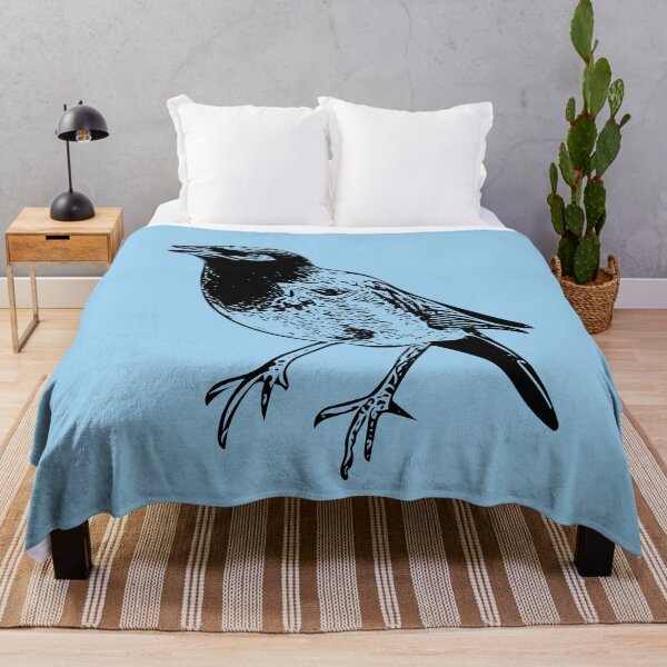 Item preview, A Common Myna Black Design Painting Print designed and sold by designsasstultd.