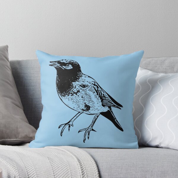 Item preview, A Common Myna Black Design Painting Print designed and sold by designsasstultd.