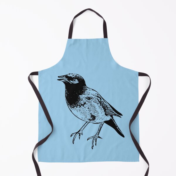 Item preview, A Common Myna Black Design Painting Print designed and sold by designsasstultd.