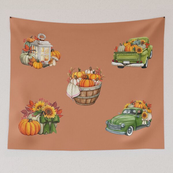 Item preview, Fall Season Romantic Illustrations designed and sold by KarolinaPaz.
