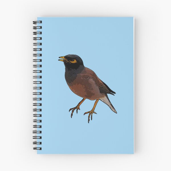 Item preview,  A Common Myna Black Alternate Design Painting Print designed and sold by designsasstultd.