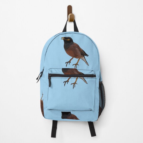 Item preview, A Common Myna Black Alternate Design Painting Print designed and sold by designsasstultd.