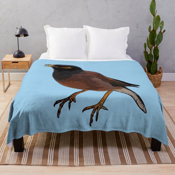 Item preview,  A Common Myna Black Alternate Design Painting Print designed and sold by designsasstultd.