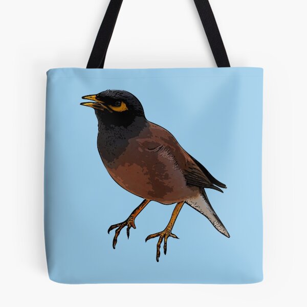 Item preview,  A Common Myna Black Alternate Design Painting Print designed and sold by designsasstultd.