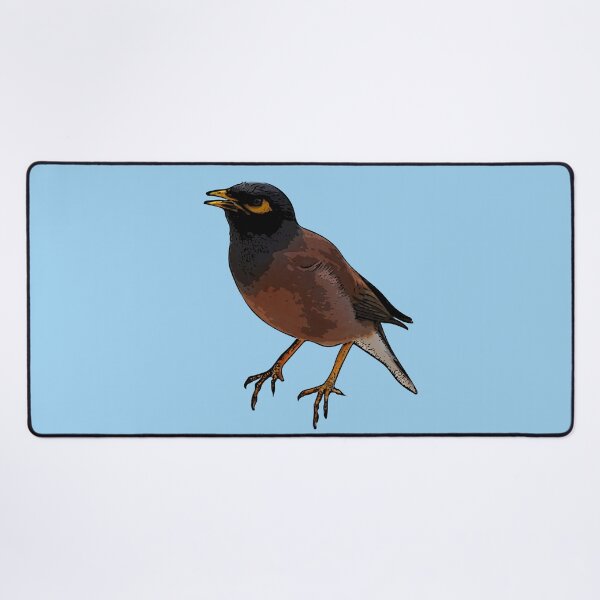 Item preview, A Common Myna Black Alternate Design Painting Print designed and sold by designsasstultd.