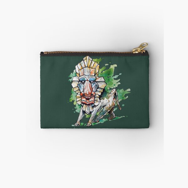 Item preview, Mandril Mask in Ink and Watercolors designed and sold by Fernand de Wolf.