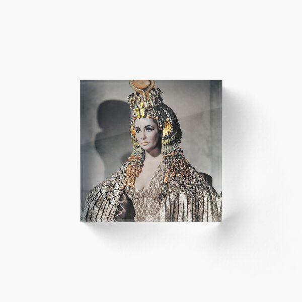 Elizabeth Taylor as Cleopatra Acrylic Block