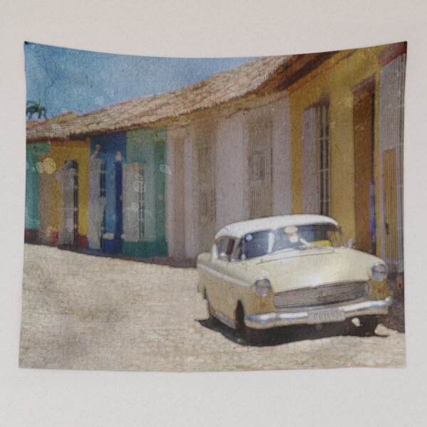 Item preview, Colorful Cuban street designed and sold by Lolly's Lane Shoppe.