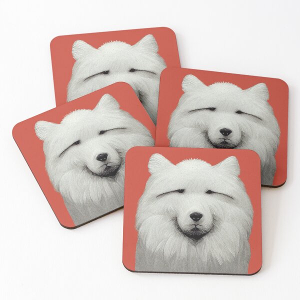 Item preview, Adorable Fluffy Samoyed Dog designed and sold by ThePurpleMelon.