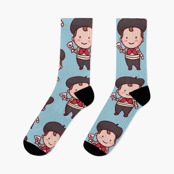 Item preview, Kawaii Cute French Parisian Man Cartoon designed and sold by TwoTenDesign.
