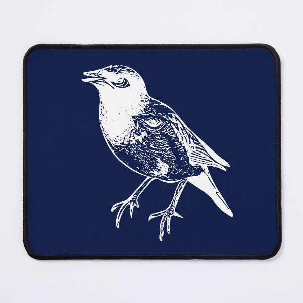 Item preview, A Common Myna White Design Painting Print designed and sold by designsasstultd.