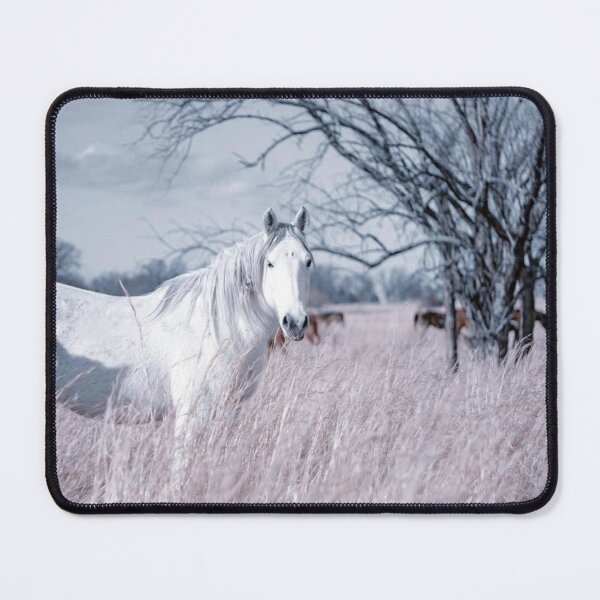 Item preview, White Wild Mustang in Oklahoma designed and sold by SheyOfWander.