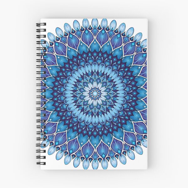 Item preview, Mandala Inspired Design in Colors #14 - Blue designed and sold by ZenDrawings.